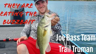 TOP WATER IS ON FIRE AND WE MAKE A RUN FOR THE TOP! Joe bass team Trail Truman Lake July Bassfishing