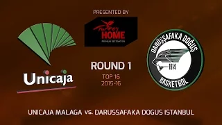 Highlights: Unicaja Malaga-Darussafaka Dogus Istanbul