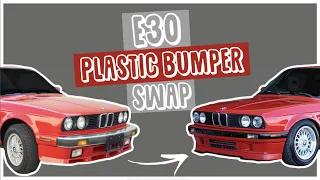 E30 PLASTIC BUMPER CONVERSION GUIDE!!