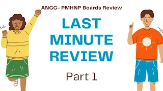 PMHNP Exam Review | Comprehensive Last Minute Review: PART 1 #PMHNP #review @osmosis @crashcourse