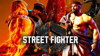 Street Fighter 6 - Mostrando Todos Os Personagens + Modo Arcade do Ken