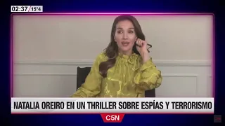 Natalia Oreiro & Gustavo Bassani - Iosi, el espía arrepentido - Promo inteview C5N - 4/2022