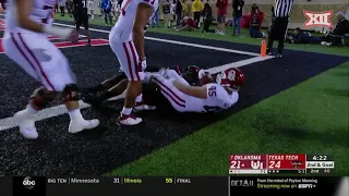 Oklahoma vs Texas Tech Football Highlights