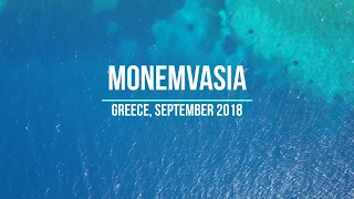 Monemvasia, Greece from drone  in 4k UltraHD | Монемвазия, Греция с дрона