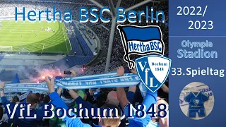 DAS Zittern geht WEITER! Hertha BSC- VfL Bochum STADIONVLOG