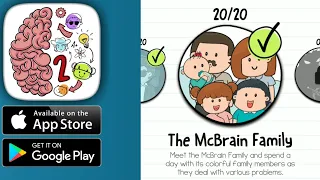 BRAIN TEST 2 - The McBrain Family All Levels 1 - 20 Gameplay Walkthrough (Android, ios)