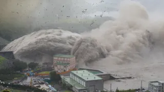 Just now, typhoon Koinu destroys Taiwan houses! Winds up to 250 km/h strikes Taiwan