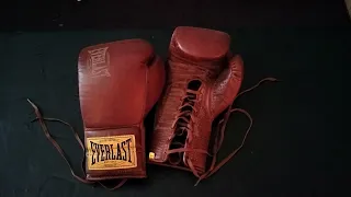Everlast 1910 Boxing Gloves 16oz lace up