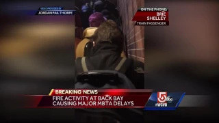 Train passenger recounts harrowing moments inside Back Bay station