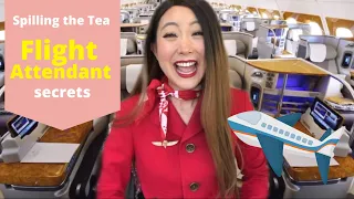 The secrets of airline travel and flight attendants!