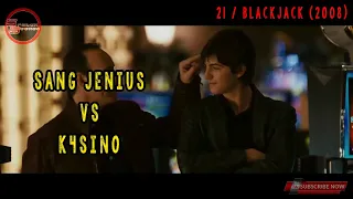 SANG JENIUS VS K4S1N0 ! - Rekap Alur Film - 21/Blackjack (2008)