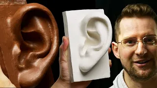 Sculpting The EAR In Clay Time Lapse Video