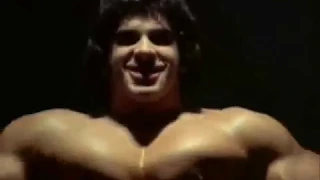 Arnold & Lou ferrigno during their training for the 1975 Mr.Olympia