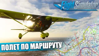 Microsoft Flight Simulator - Flight School. C172S Navigation and Route Calculation