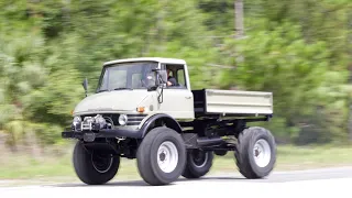 Take a drive in a Mercedes-Benz Unimog