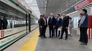 Inauguración de El Insurgente, Tren Interurbano México-Toluca