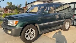 I Bought My Dream Truck for $8,000!!! A 1999 Toyota Land Cruiser 100 Series with 185,000 Miles