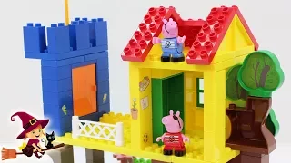 La Casa del Árbol de Peppa Pig 🏩 5 Videos de Bloques de Construcciones