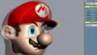 Modeling a Mario head in 3ds max.