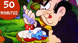 50 minutes de Schtroumpfs • Gargamel, le sorcier méchant! 🧙 • Les Schtroumpfs