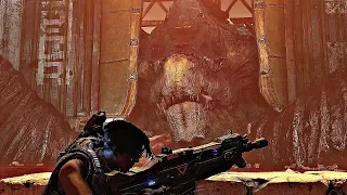 GEARS OF WAR 5 - Giant Kraken Boss Fight (4K 60FPS)