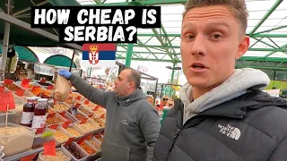 SERBIAN'S Are So HONEST! Crazy CHEAP Outdoor MARKET Tour | BELGRADE, Serbia!