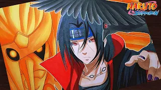 How to Draw "Uchiha itachi"with susanoo step by step (Tutorial)for beginners ||Naruto-Shippuden