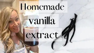 Homemade Vanilla Extract  with Vanilla Beans! || Only Two ingredients! || DIY Tinctures