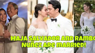 Maja Salvador and Rambo Nuñez are Now Married! | Congratulations!
