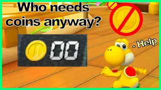 Can I Get 1st without TOUCHING Any COINS in Mario Kart 8 Deluxe?!