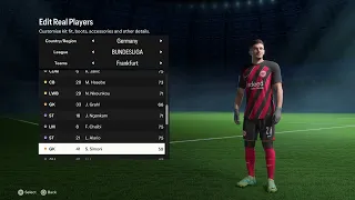 EA SPORTS FC 24 - Frankfurt - Player Faces and Ratings
