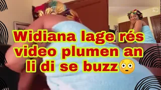 Widiana lage rés video plumen an li di se yon buzz li ye😳li moutre konbyen kob li gentan fe a videoa