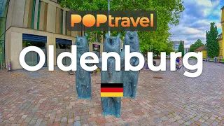 Walking in OLDENBURG / Germany 🇩🇪- Around the City Center - 4K 60fps (UHD)