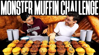 THE 30 MASSIVE MUFFINS CHALLENGE | 18,000+ Calories | Man vs. Food