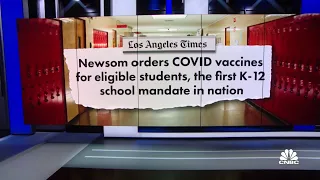 California mandates vaccines for all eligible students