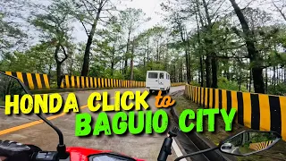 Ride to Baguio City with Honda Cliack 125