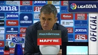 Rueda de Prensa de Alcaraz tras el Getafe CF (3-3) Granada CF - HD