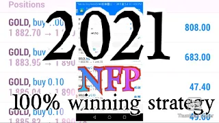 100% NFP winning strategy [ jan/8/2021]🤑🤑🤑🙌