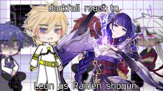 darkfall react to Leon as Raiden shogun | darkfall | manhwa | bl