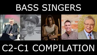 1 HOUR BASS SINGERS COMPILATION - C2 TO C1