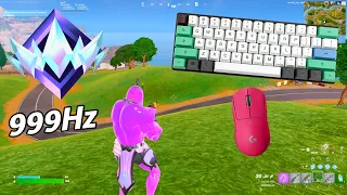 [ASMR] 😴 Fortnite UNREAL RANK Gameplay 💤 Satisfying Keyboard 360 FPS 🏆