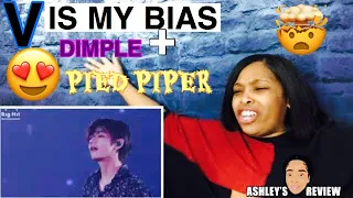V BIAS REACTS TO BTS (방탄소년단) - DIMPLE + PIED PIPER LIVE OMG