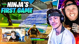 TIMTHETATMAN REACTS TO NINJAS FIRST FORTNITE GAME EVER