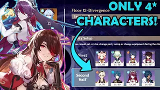 1.6 Spiral Abyss Floor 12 9* | ONLY 4* CHARACTERS! | Genshin Impact Showcase