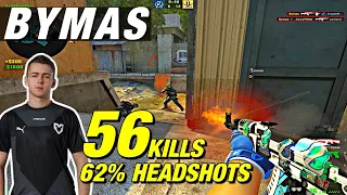 Bymas overpass faceit (56 kills) 62% HS! 😱 CSGO Bymas POV