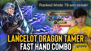 LANCELOT FAST HAND COMBO WITH 79 WINSTREAK!