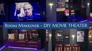 How I Turned a Spare Room into a Home Movie Theater In 2020 for 3,000 dollars