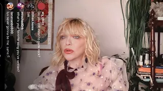 courtney love instagram live Q&A. 19/01/2022