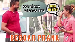 Rich Beggar prank | Impressive reactions | By Rits Dhawan