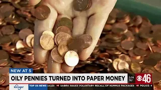 Resolved at last: Coinstar helps after man is paid in oily pennies